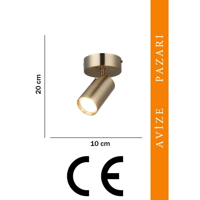 Spotte Tekli Antık Lak Plafonyer