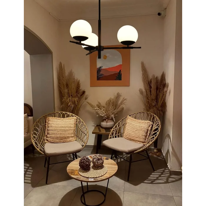 Spulink Siyah 3lü Sarkıt Avize