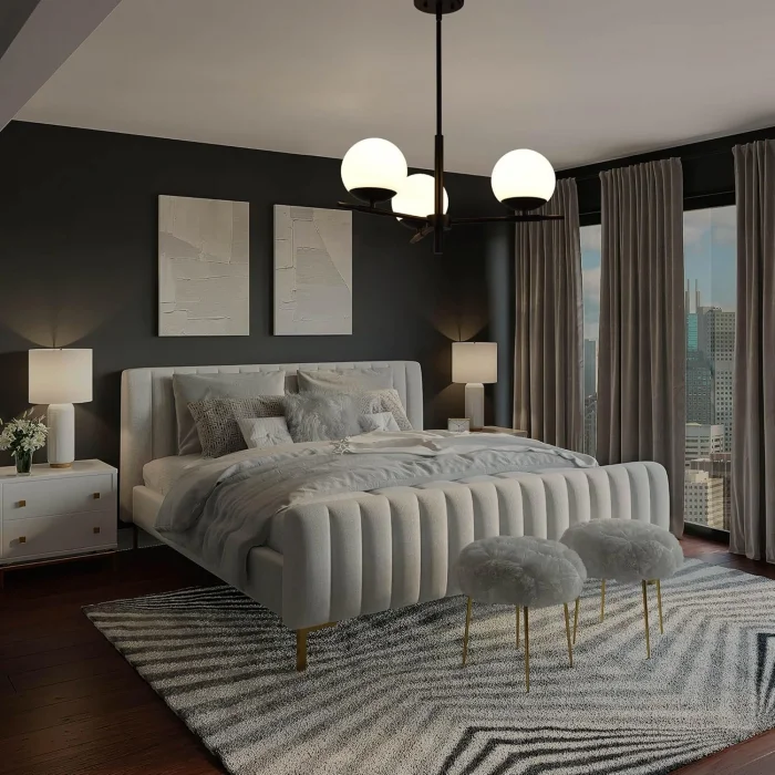 Spulink Siyah 3lü Sarkıt Avize