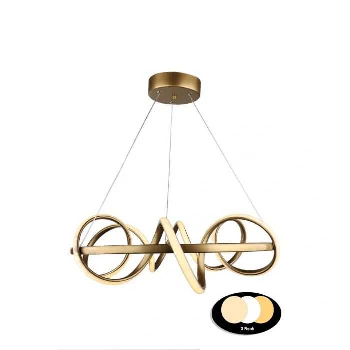 Space 3 Renk Ledli Avize Eskitme 50.lik