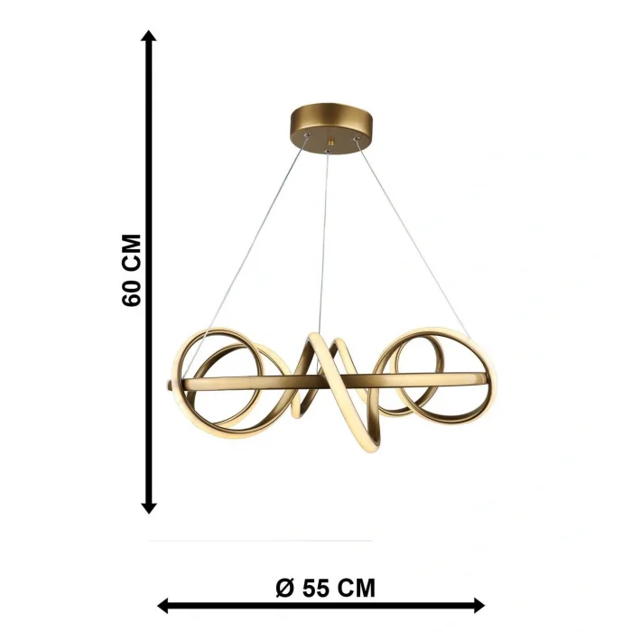 Space 3 Renk Ledli Avize Eskitme 50.lik