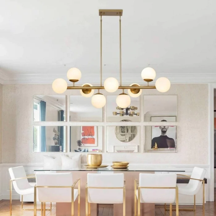 Ceo 9li Opel Camlı Sarkıt Avize