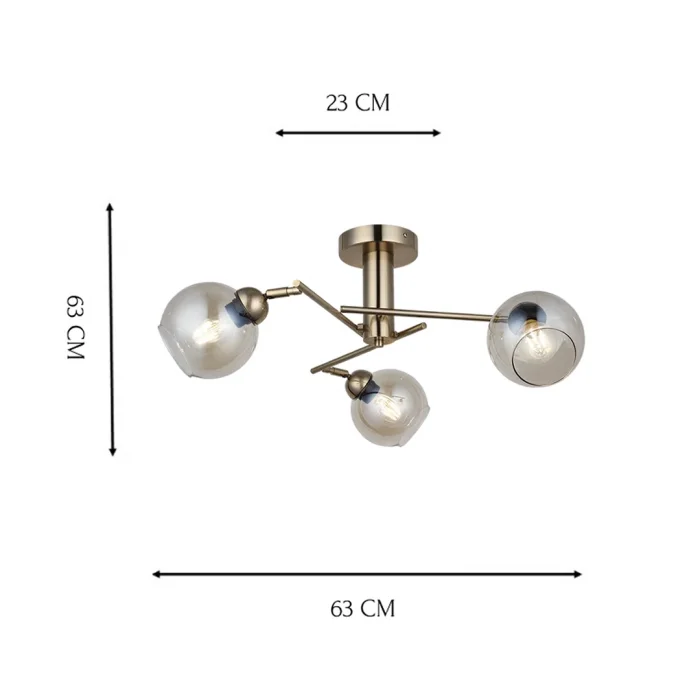 Dova Lak Plafonyer Antik Üçlü