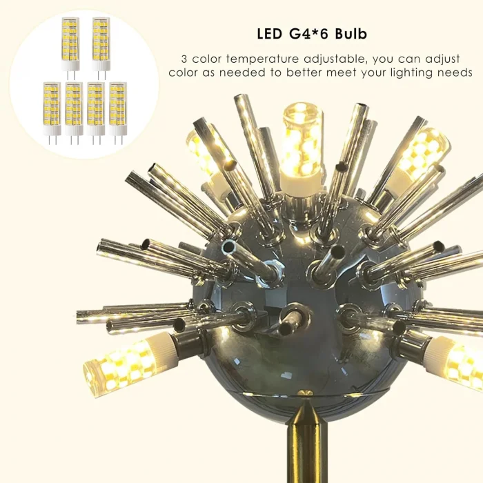 Yeşil Deve Kuşu Tüyü Lambader