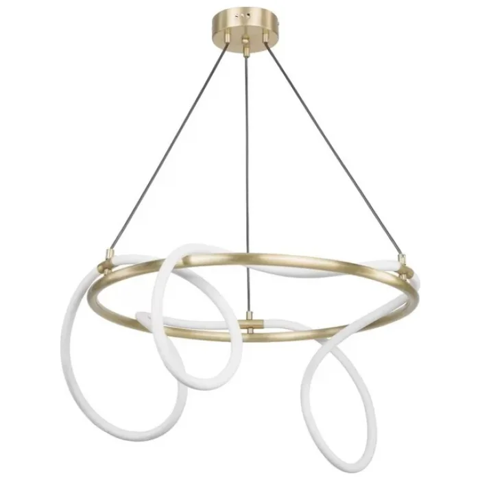 Yumuşak Boru Modern Led Avize - 50cm