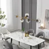 Colye Modern Altın Metal Camlı Sarkıt Avize