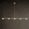 Linear Modern Gold Renkli Ledli Sarkıt Avize