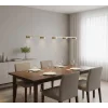 Linear Modern Gold Renkli Ledli Sarkıt Avize
