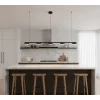 Linear Modern Siyah Renkli Ledli Sarkıt Avize