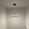 Mixa 4lü Siyah Ledli Sarkıt Avize