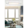 Modern Led Avize Plafonyer Üç Renkli Beyaz