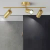 Rings Metal Modern 3 Lü Eskitme Kaplama Led Spot Avize Günışığı Ampullü