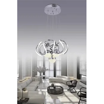 Ahtapot Gold/Gümüş Luxury 4 Toplu Modern Avize