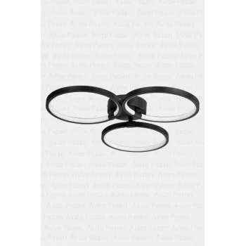 Konda 3lü Led Avize, Salon Avize, Oturma Odası Avize