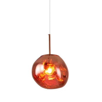 Camlı Sarkıt Avize ve Rose Gold Renkli Avize