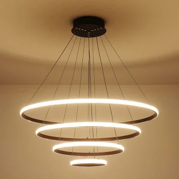 Led Avize 4lü Ring Sarkıt TRA30104 Ø100cm