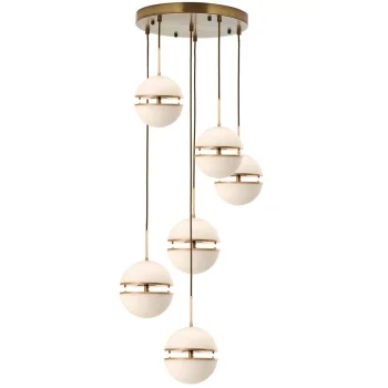 LEDLİ YUVARLAK ALTILI AVİZE A-167-6