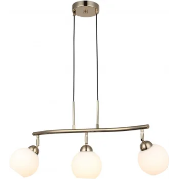 Olib 3Lü Sıralı Antik Lak Avize