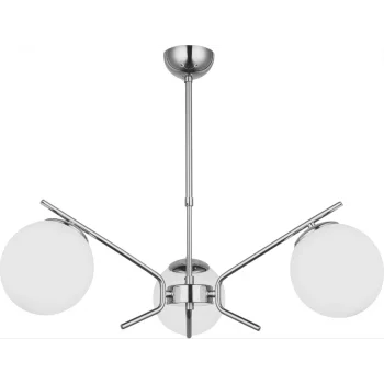 Petos 3lü Krom Sarkıt Avize