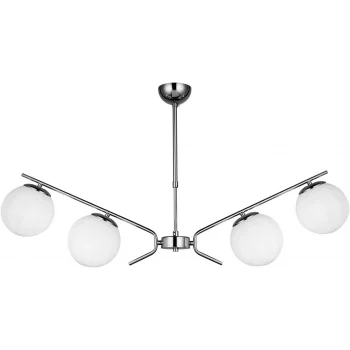 Petos 4lü Krom Sıralı Avize