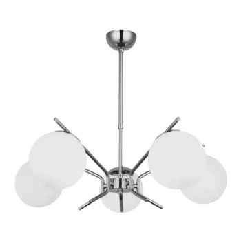 Petos 5li Krom Sarkıt Avize