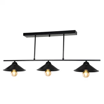 Maksim Siyah Üçlü Sarkıt Avize