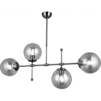 Polino 4lü Krom Sıralı Avize