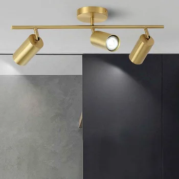 Rings Metal Modern 3 Lü Eskitme Kaplama Led Spot Avize Günışığı Ampullü