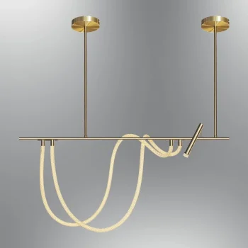 Sıralı Spotlu Hortum Avize Eskitme