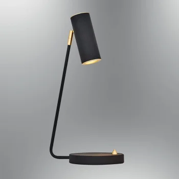 Siyah Modern Masa Lambası