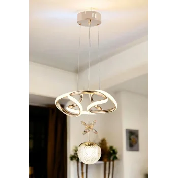 Helezyon Papatya Modern Sarkıt Salon Avize