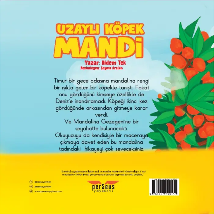 Uzaylı Köpek Mandi - Didem Tek - Perseus Yayınevi -