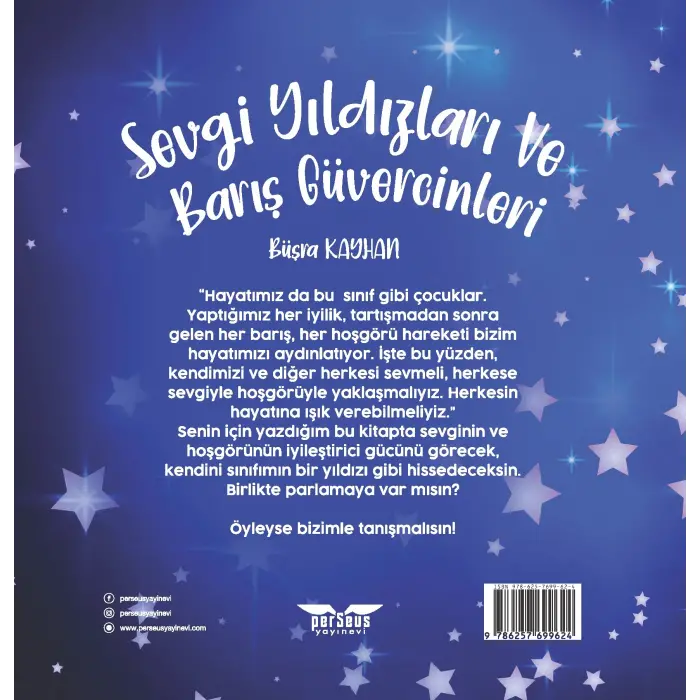 Sevgi Yıldızları ve Barış Güvercinleri - Büşra Kayhan - Perseus Yayınevi -