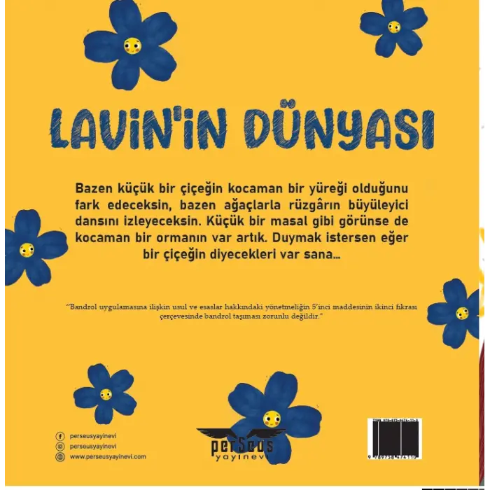 Lavinin Dünyası - Küçük Mavi Çiçek ve Toprak Anne - Cangül Kaya Asutay - Perseus Yayınevi -
