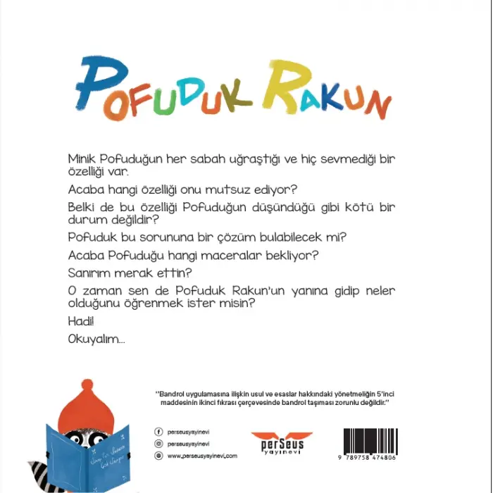 Pofuduk Rakun - Burcu Islah - Perseus Yayınevi -
