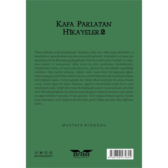 Kafa Parlatan Hikayeler 2 - Mustafa Aydoğdu - Perseus Yayınevi -