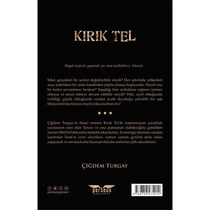 Kırık Tel - Çiğdem Turgay - Perseus Yayınevi -
