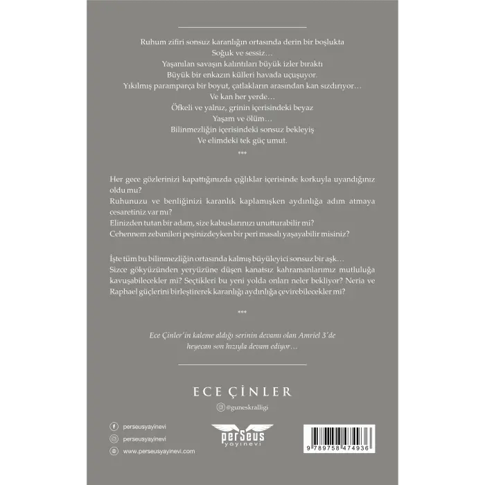 The Angel Diaries III: Ambriel - Ece Çinler - Perseus Yayınevi -