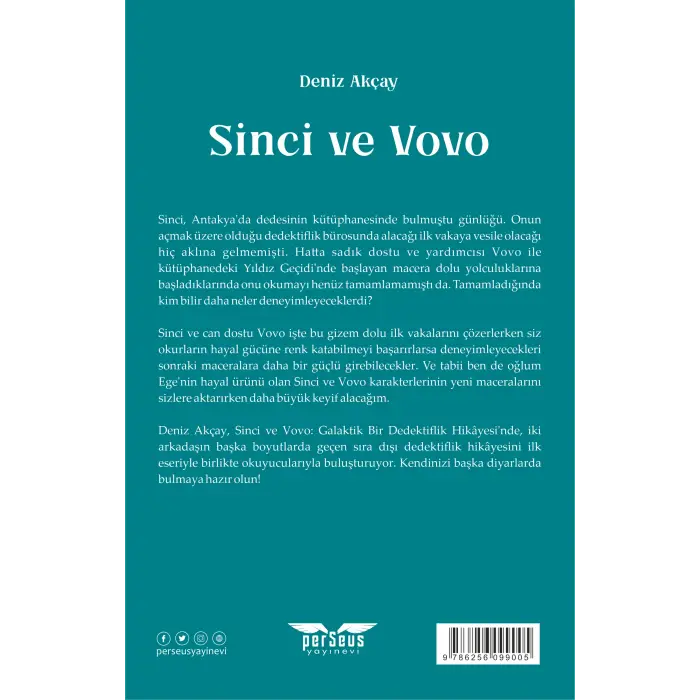 Sinci ve Vovo - Deniz Akçay - Perseus Yayınevi -