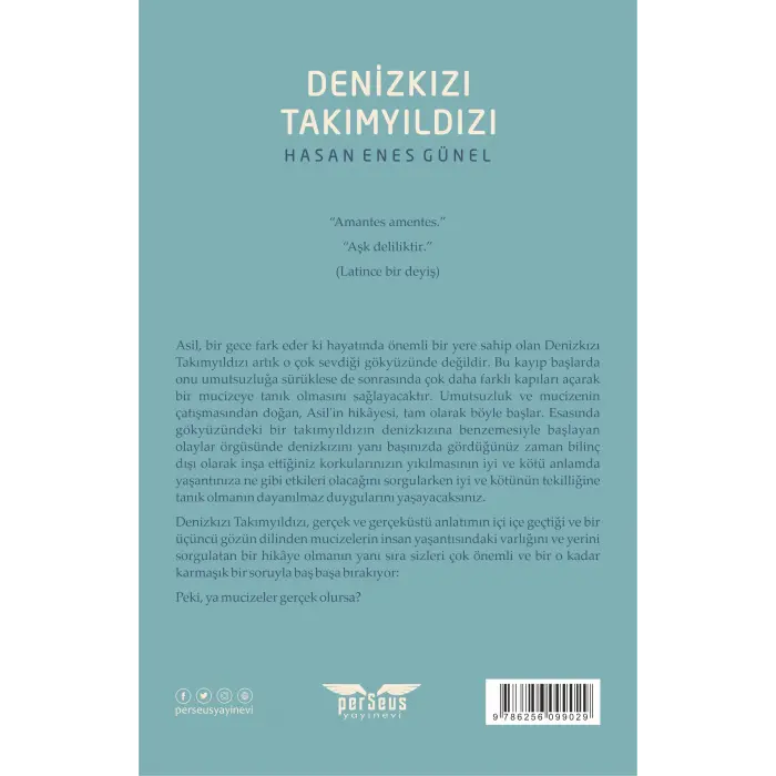 Denizkızı Takımyıldızı - Hasan Enes Günel - Perseus Yayınevi -