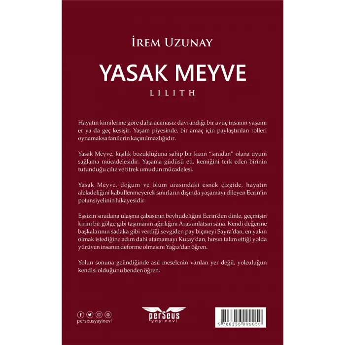 Yasak Meyve - İrem Uzunay - Perseus Yayınevi -
