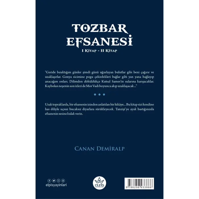 Tozbar Efsanesi - Canan Demiralp - Elpis Yayınları -