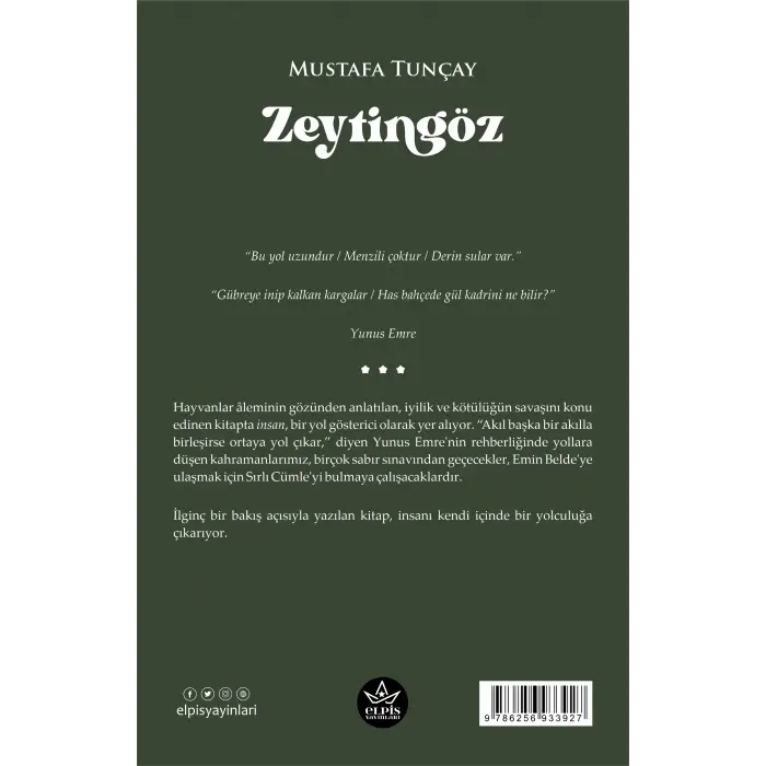 Zeytingöz - Mustafa Tunçay - Elpis Yayınları -