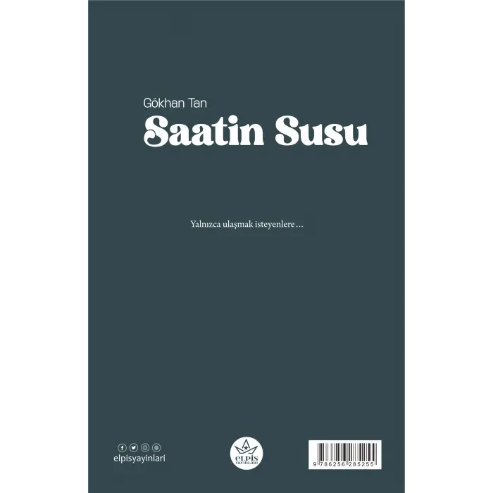 Saatin Susu - Gökhan Tan - Elpis Yayınları -