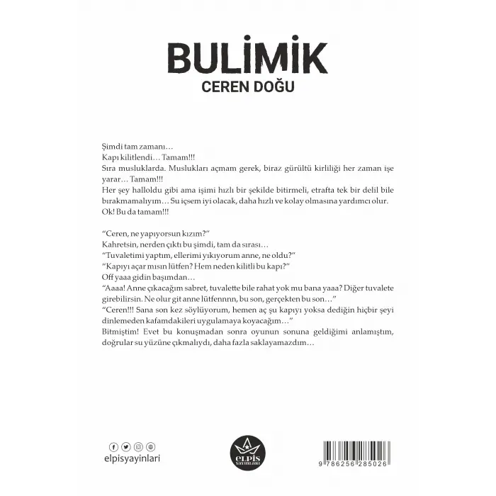 Bulimik - Ceren Doğu - Elpis Yayınları -