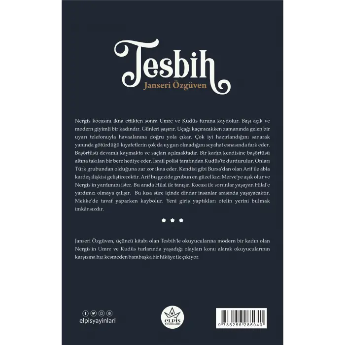 Tesbih - Janseri Özgüven - Elpis Yayınları -