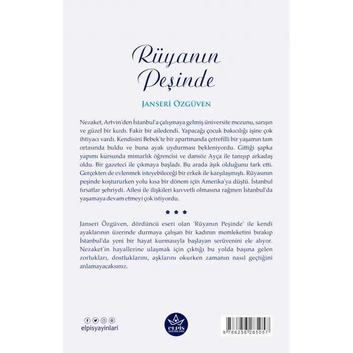 Rüyanın Peşinde - Janseri Özgüven - Elpis Yayınları -