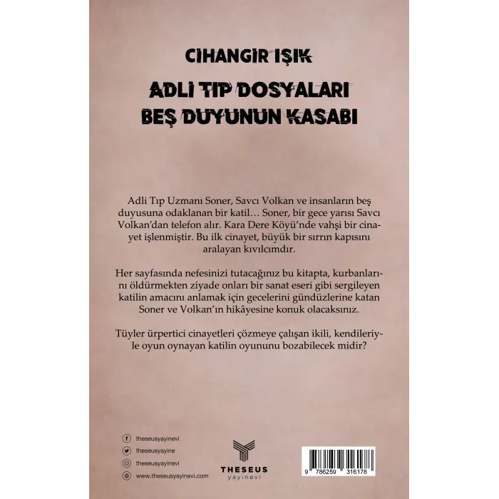 Adli Tıp Dosyaları – Beş Duyunun Kasabı