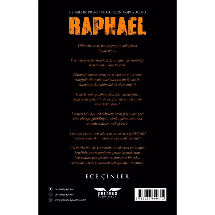 The Angel Diaries II: Raphael - Ece Çinler - Perseus Yayınevi -