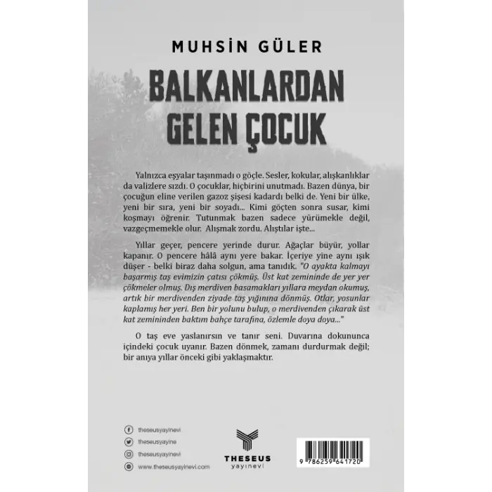 Balkanlardan Gelen Çocuk - Muhsin Güler - Theseus Yayınevi